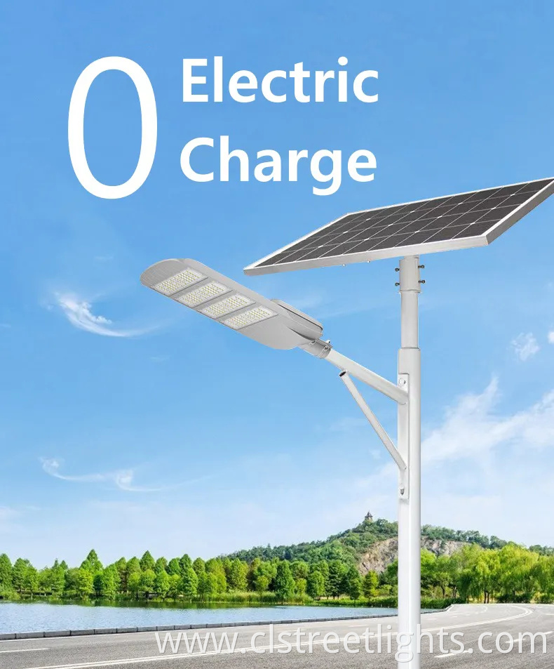 Light Messenger Solar LED Street Light Manufacturers Road Light Solar Panel Split Lamp Outdoor 30W 40W 50W 60W All in Two Solar Street Light Factory Price